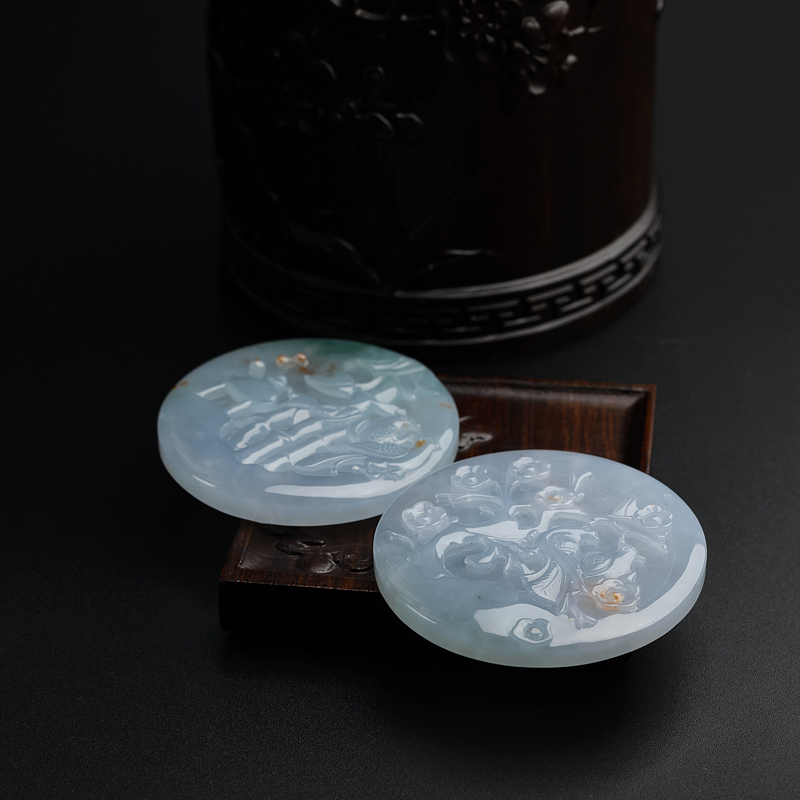 糯种飘黄翡翡翠竹报平安-红掌柜