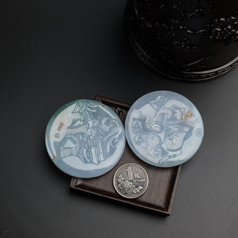 翡翠竹报平安-红掌柜