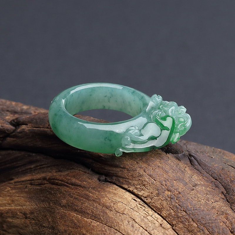 翡翠貔貅戒指-红掌柜