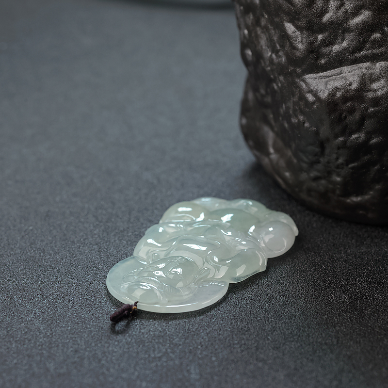 糯种翡翠观音-红掌柜