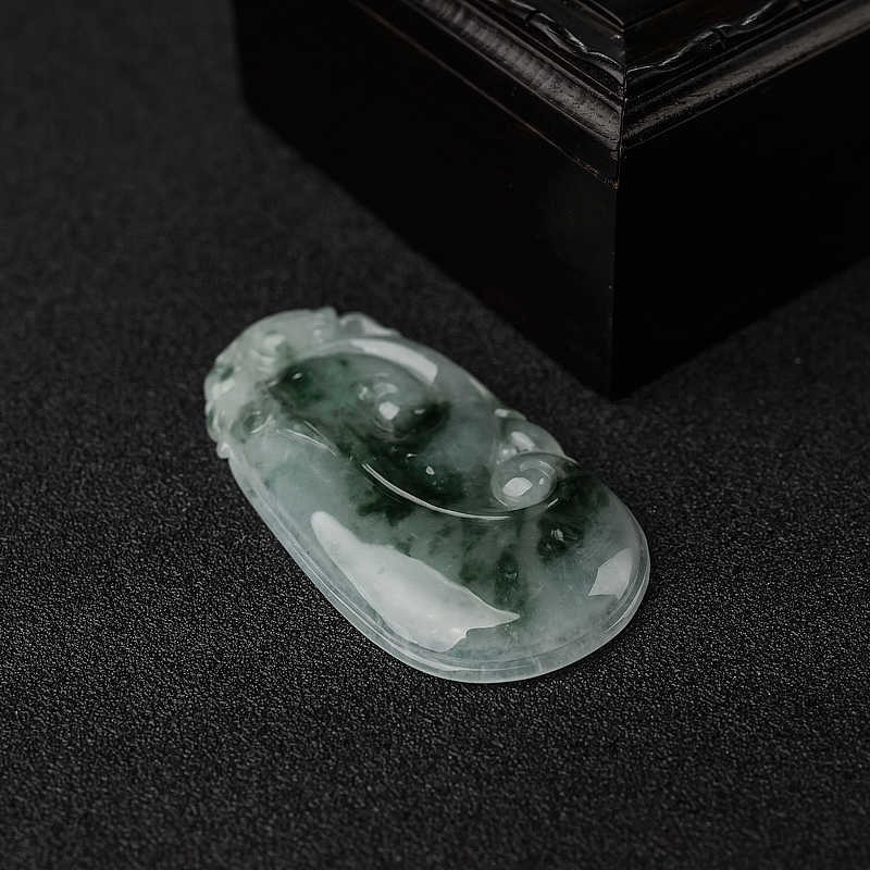 翡翠吊坠-红掌柜