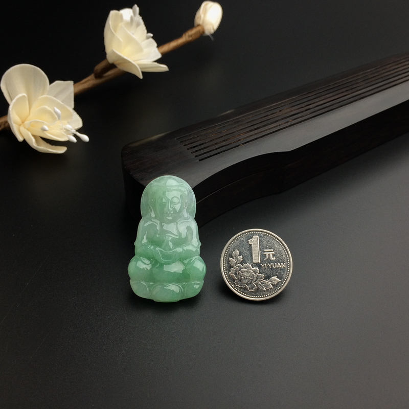 糯种翡翠观音-红掌柜