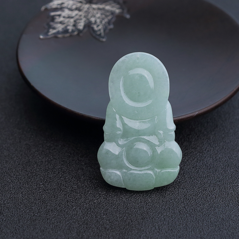 翡翠观音吊坠-红掌柜