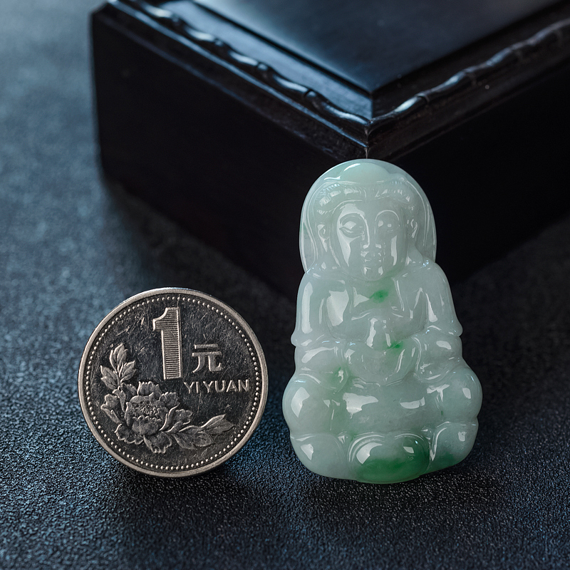 糯种翡翠观音-红掌柜