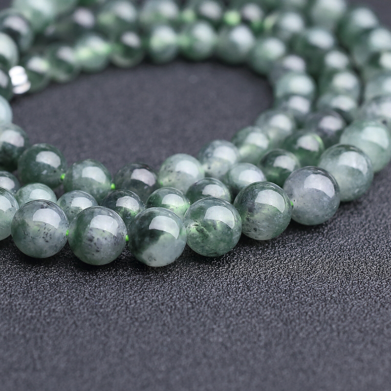 缅甸糯冰种飘花翡翠项链 - 红掌柜