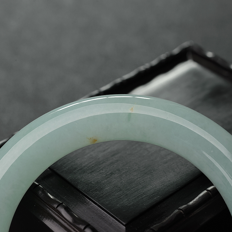 57#翡翠圆镯-红掌柜