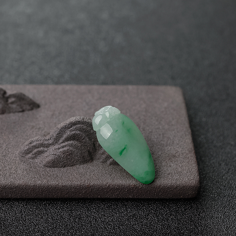 糯种翡翠福瓜吊坠-红掌柜