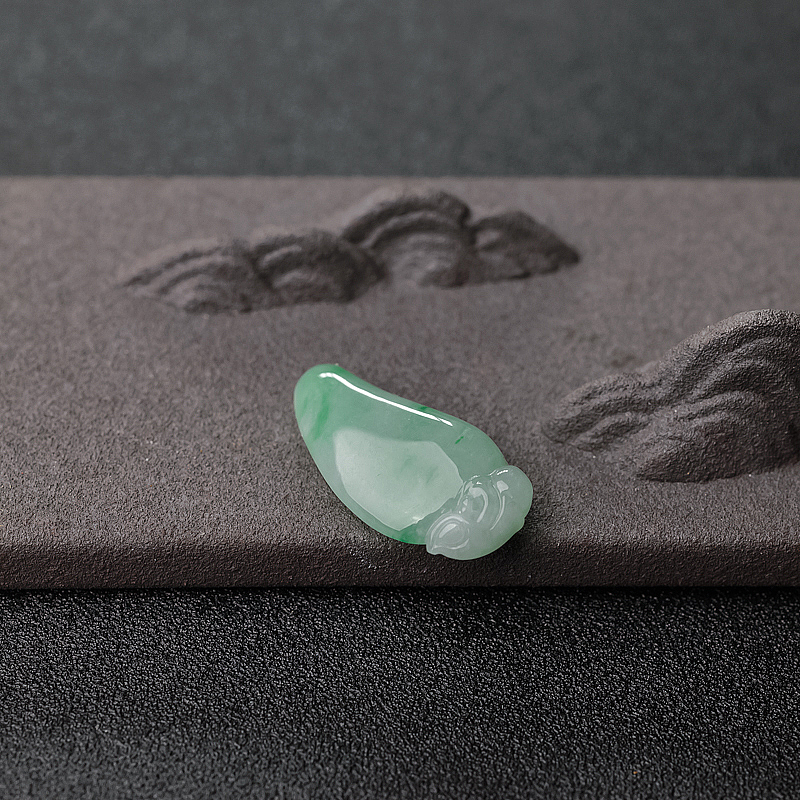 糯种飘翠翡翠福瓜-红掌柜