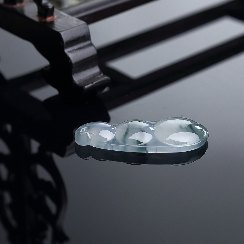 翡翠福豆吊坠 - 红掌柜