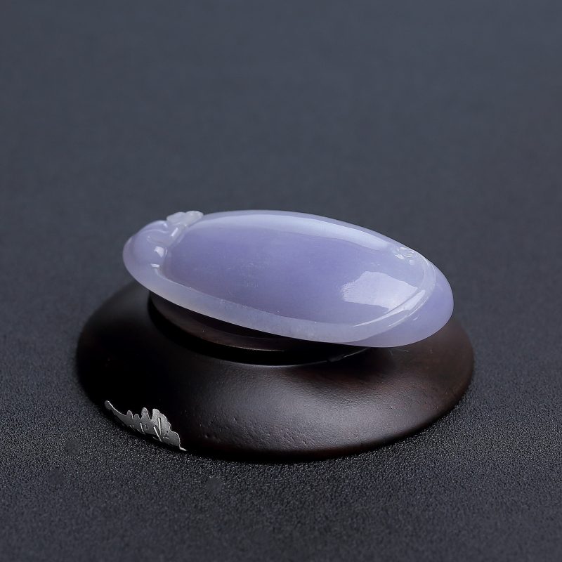 天然紫罗兰翡翠福瓜吊坠 - 红掌柜