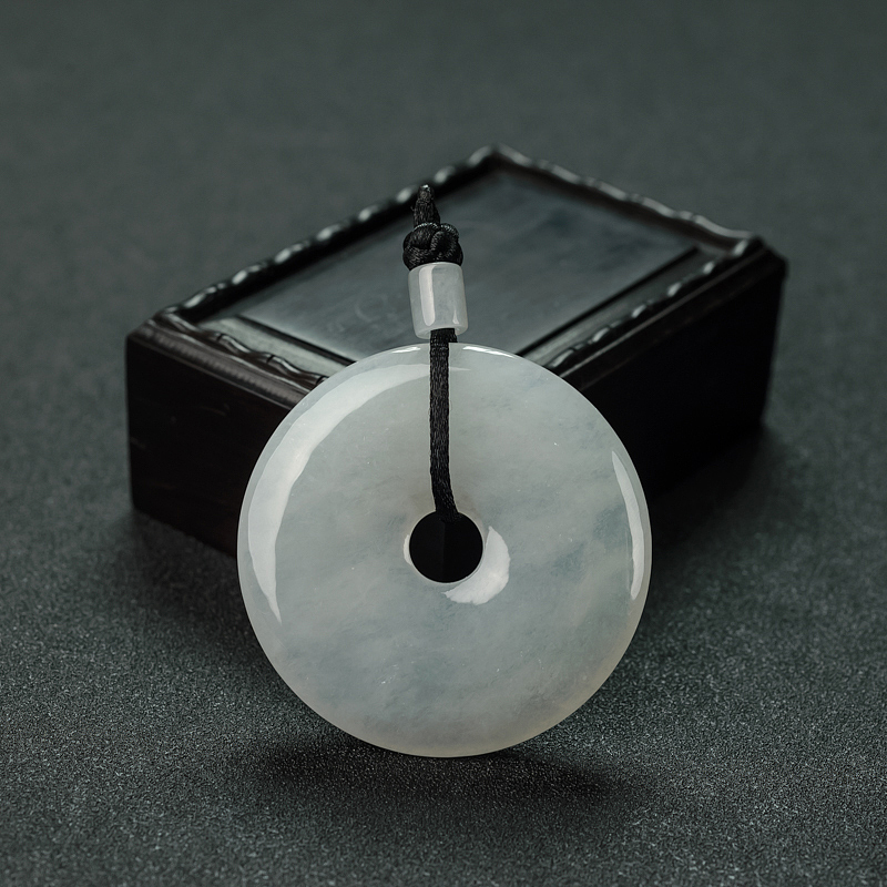 翡翠平安扣吊坠-红掌柜