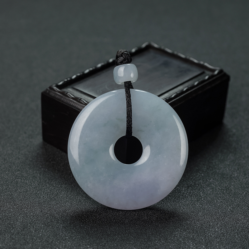 翡翠平安扣吊坠-红掌柜