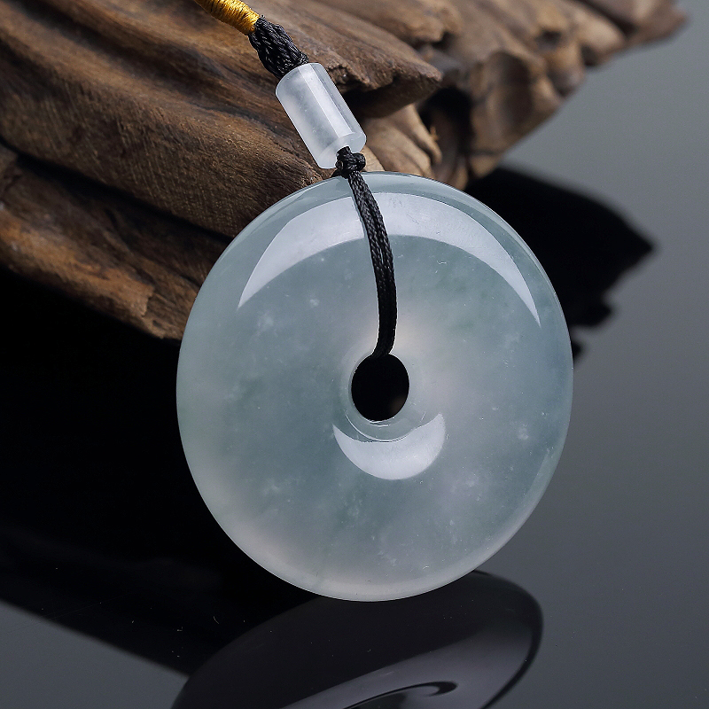 翡翠平安扣吊坠-红掌柜