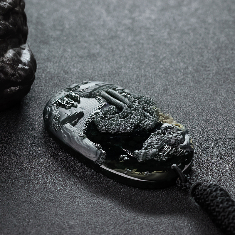 墨翠山水意境-红掌柜