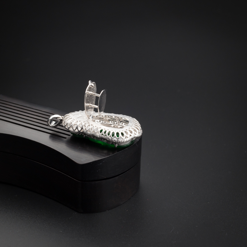 观音翡翠吊坠 - 红掌柜