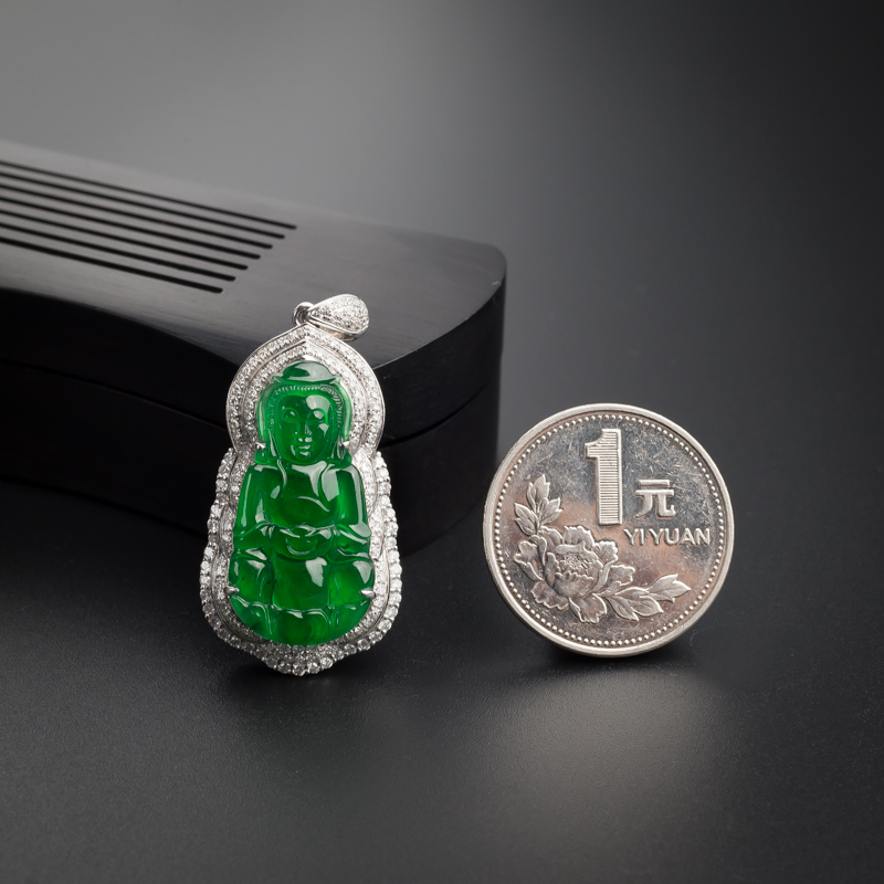 翡翠吊坠 - 红掌柜