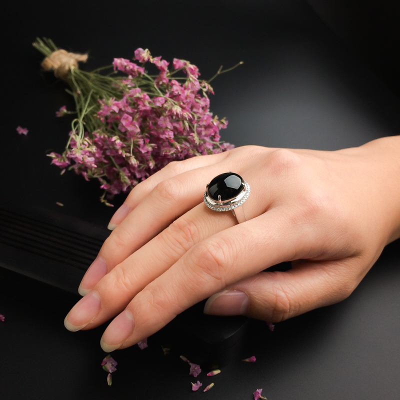 墨翠戒指 - 红掌柜