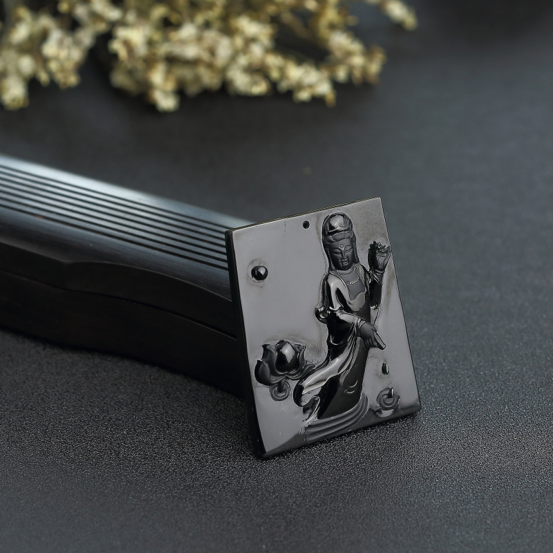 墨翠观音吊坠-红掌柜