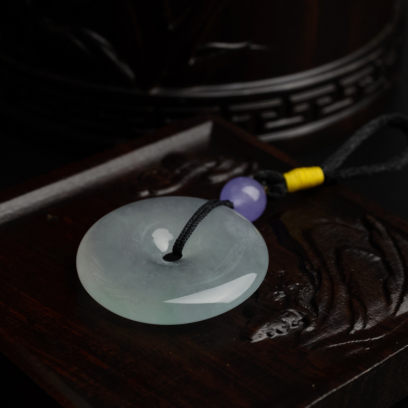 翡翠平安扣吊坠 - 红掌柜