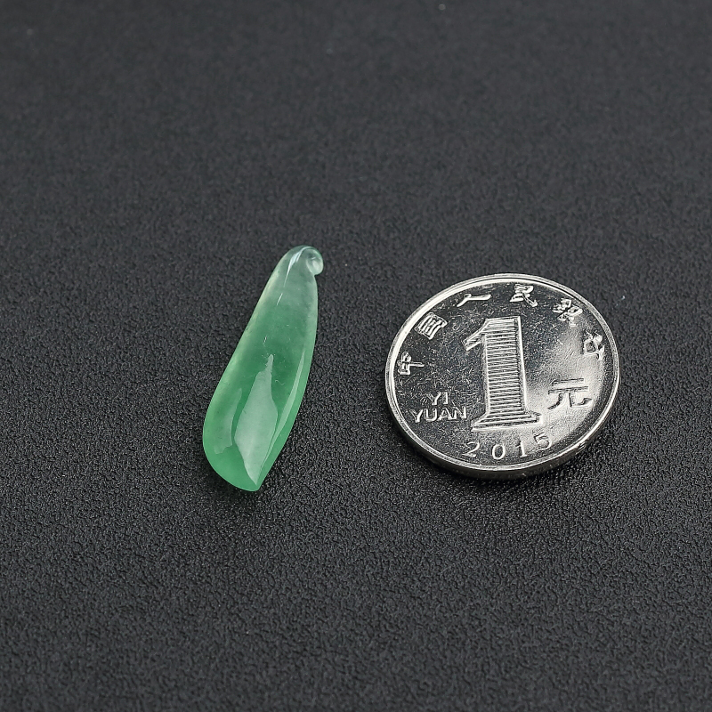 冰种晴水翡翠福瓜吊坠-红掌柜