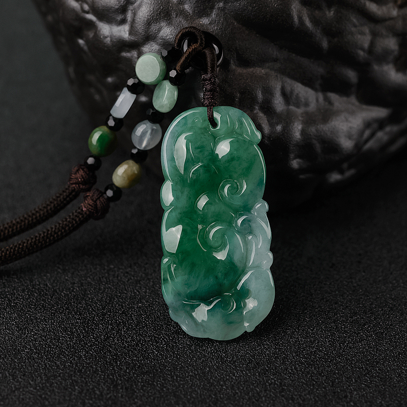 翡翠如意吊坠-红掌柜