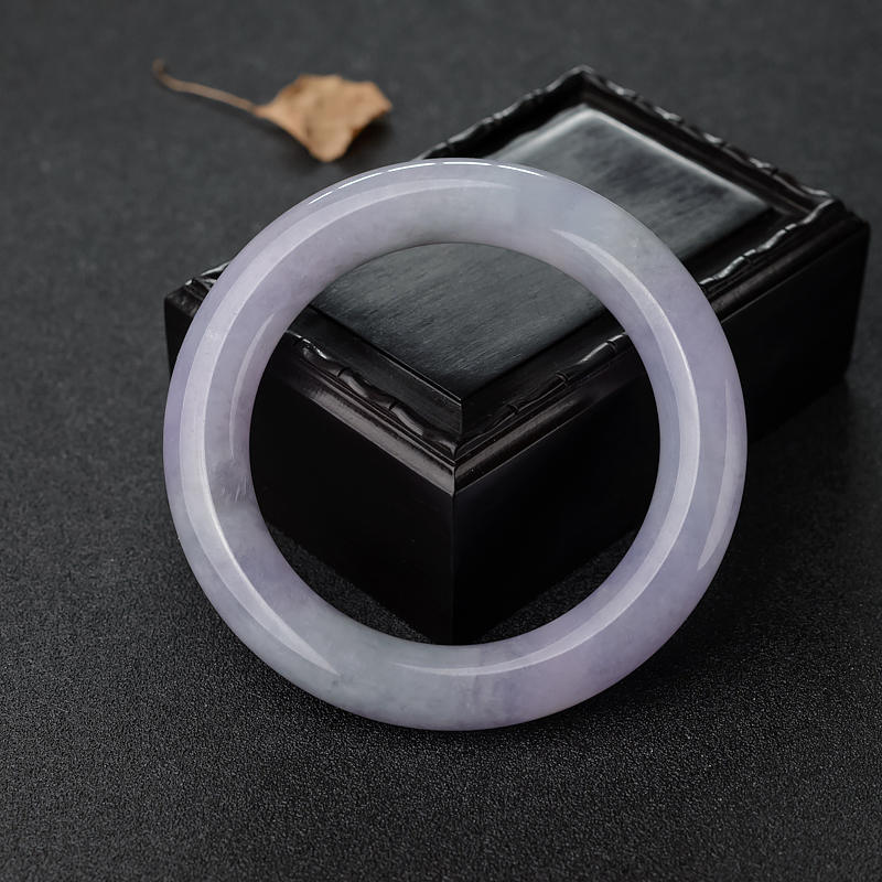 57mm翡翠圆镯-红掌柜