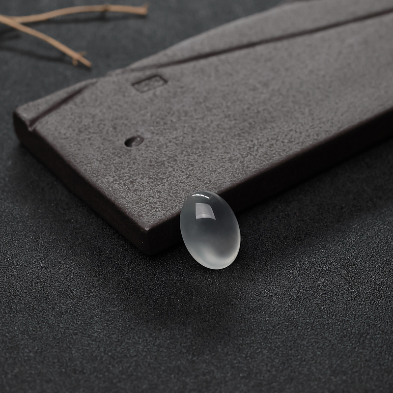 冰种翡翠戒面-红掌柜