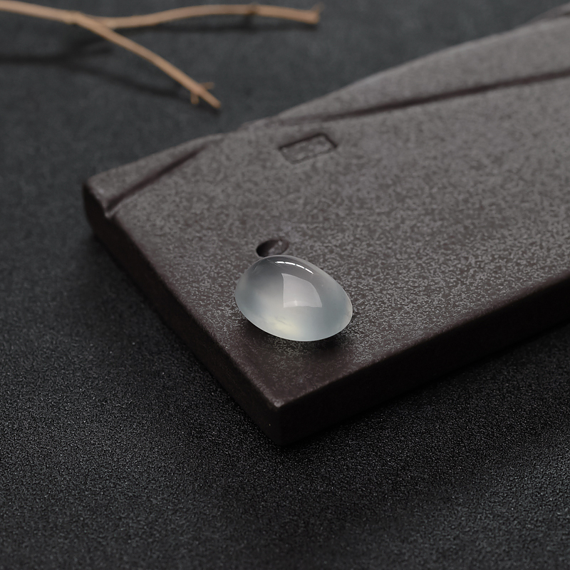 缅甸翡翠戒面-红掌柜