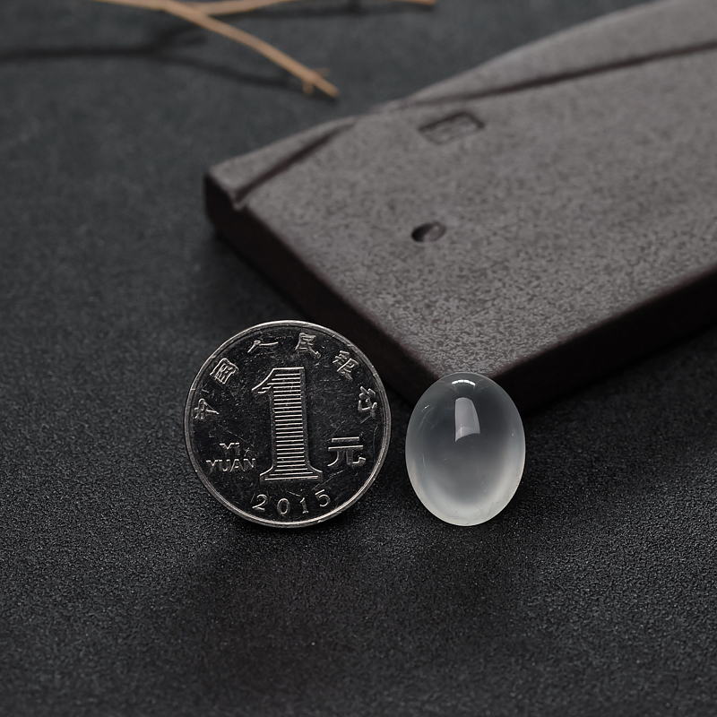 缅甸翡翠戒面-红掌柜