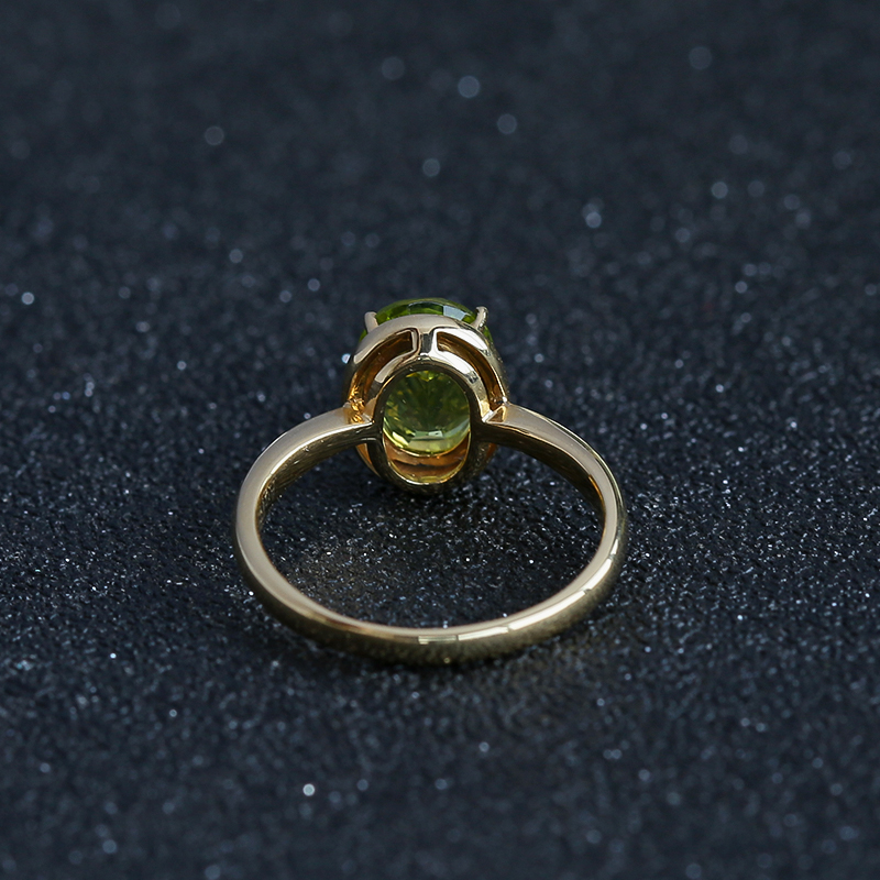 橄榄石戒指 - 红掌柜