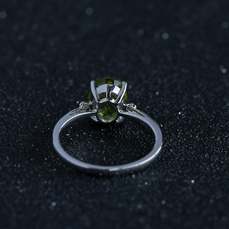 橄榄石戒指 - 红掌柜