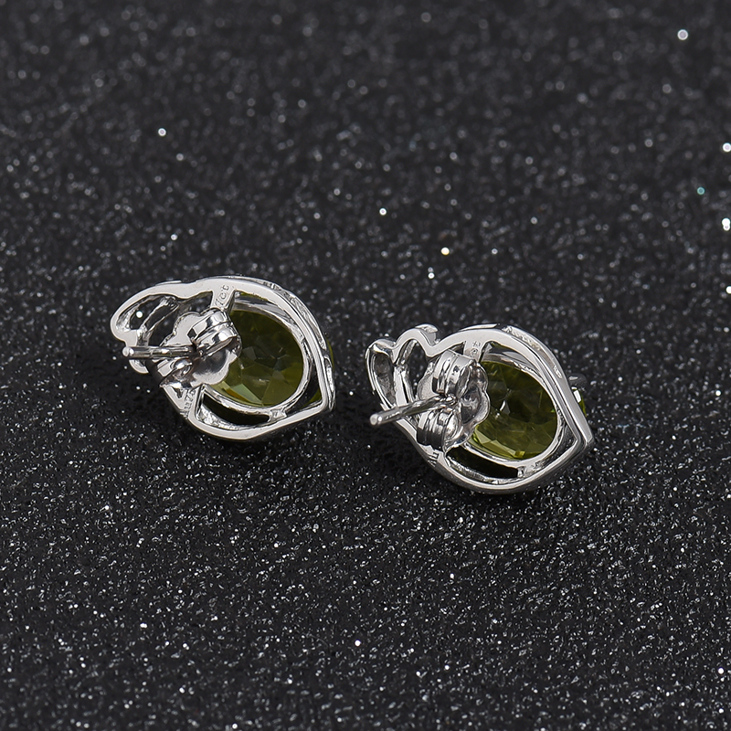 橄榄石耳坠 - 红掌柜