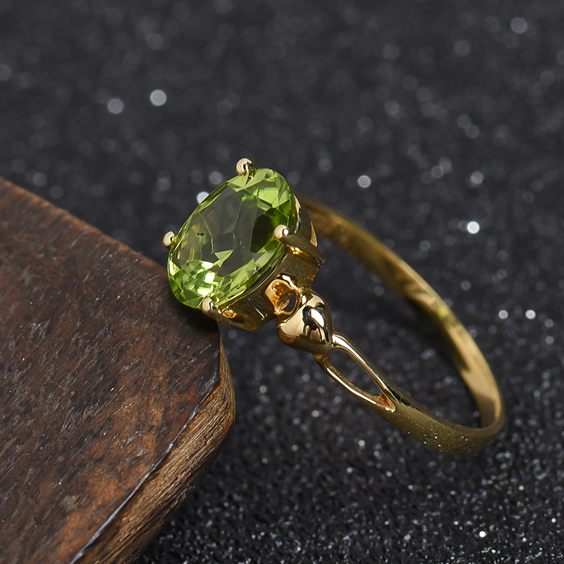 橄榄石戒指-红掌柜 