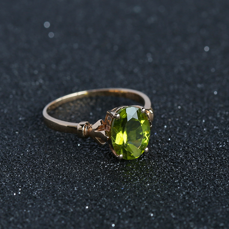 橄榄石戒指-红掌柜 