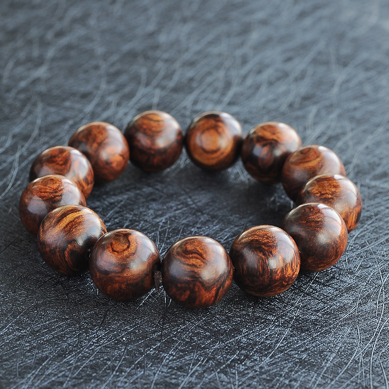 海南黄花梨手串-红掌柜