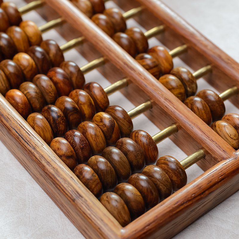 海南黄花梨算盘-红掌柜