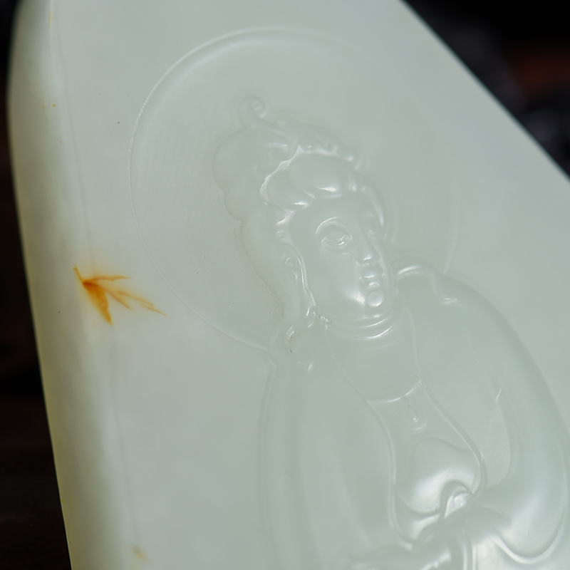 和田玉观音-红掌柜