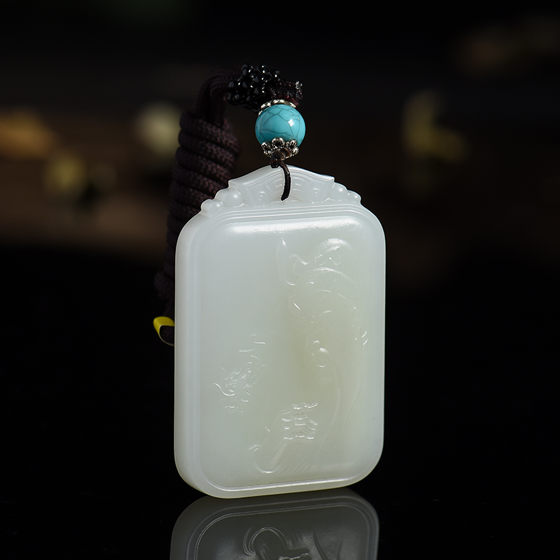 和田玉挂件-红掌柜