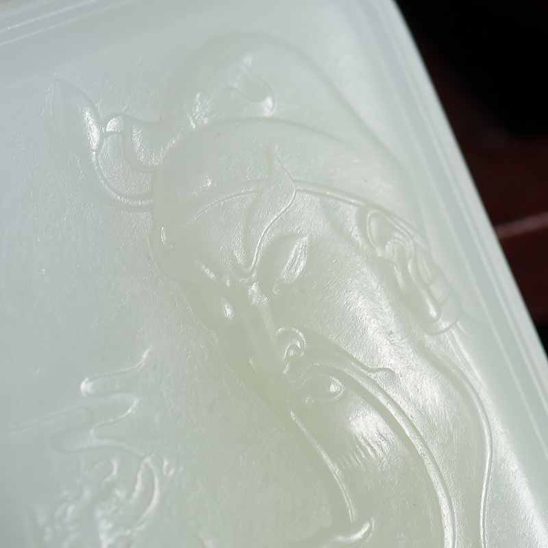 天然和田玉挂件-红掌柜