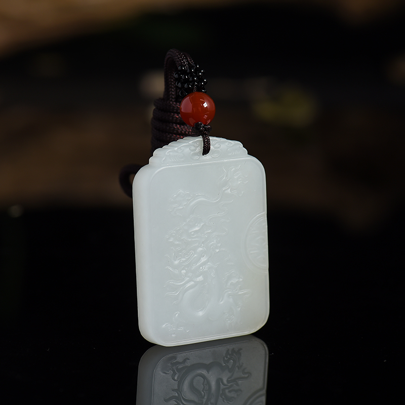 和田玉龙牌-红掌柜