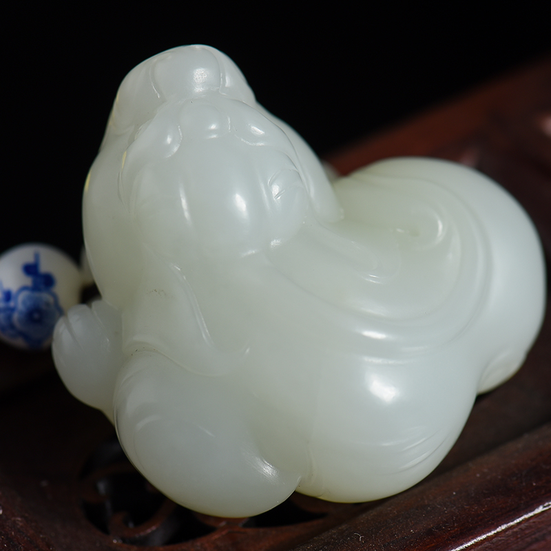 天然和田玉-红掌柜