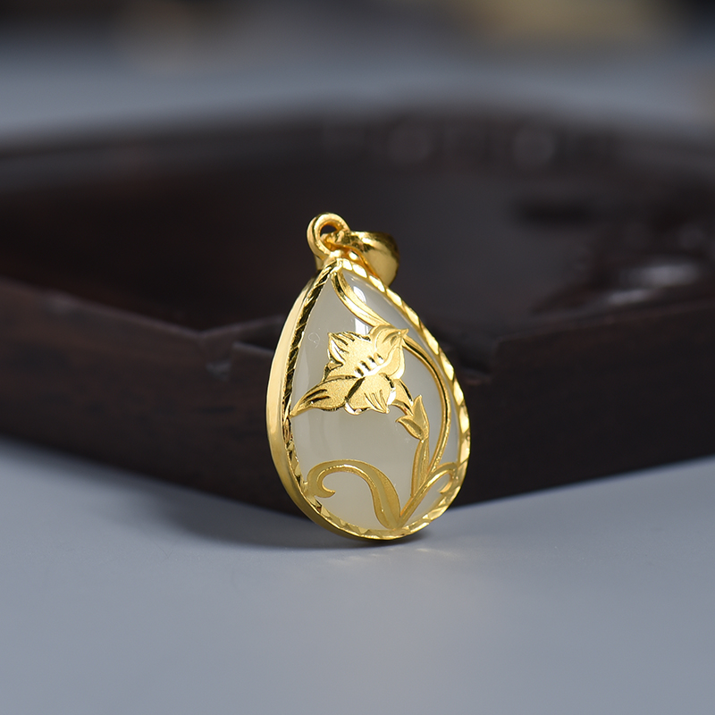 山料和田玉挂件-红掌柜