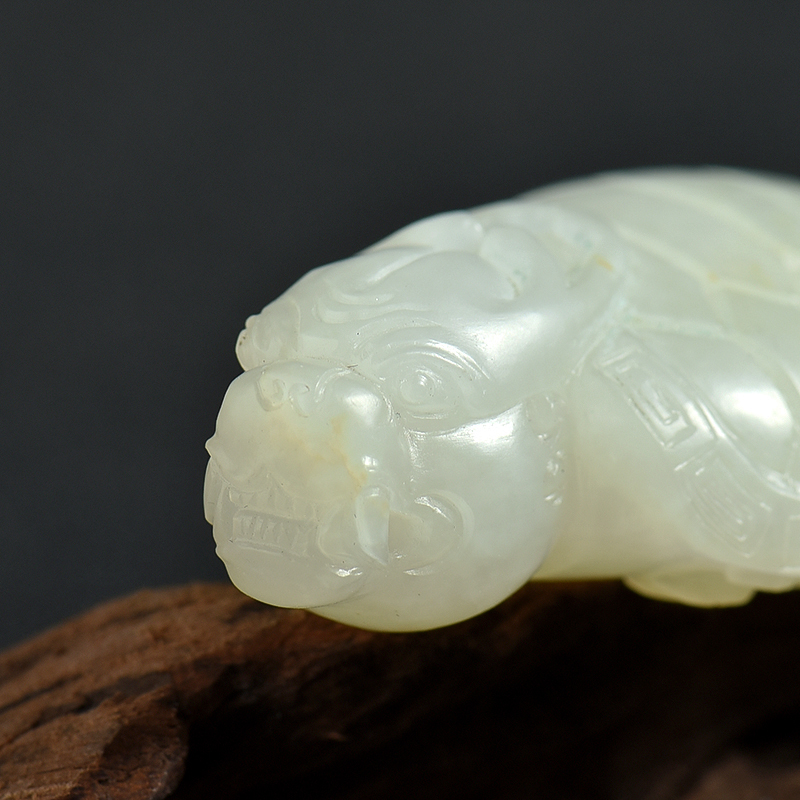 籽料和田玉龙龟吊坠-红掌柜