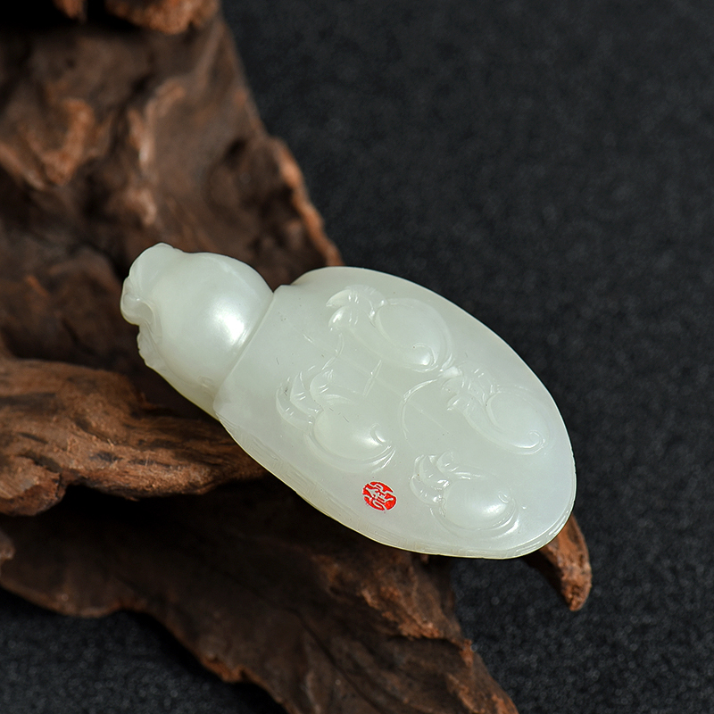 新疆和田玉龙龟吊坠-红掌柜