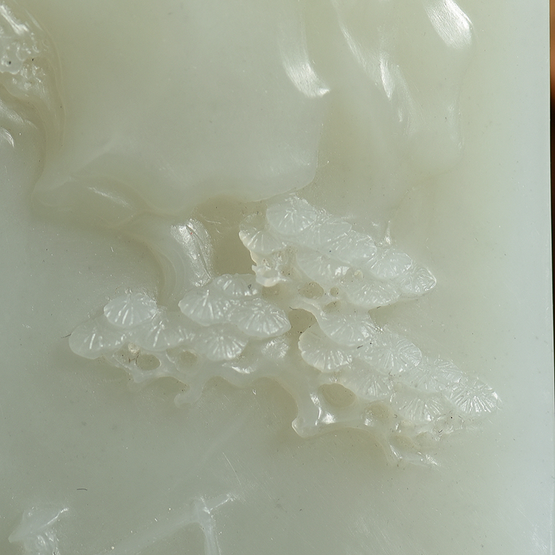 和田玉山水吊坠-红掌柜