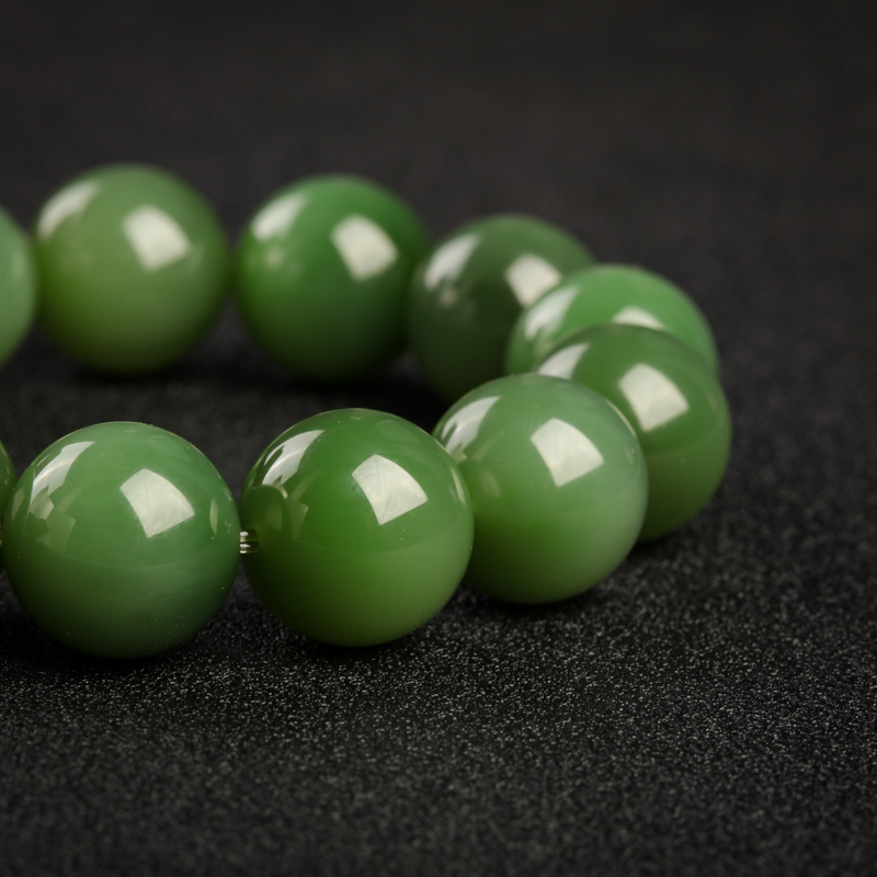 俄料碧玉手串-红掌柜