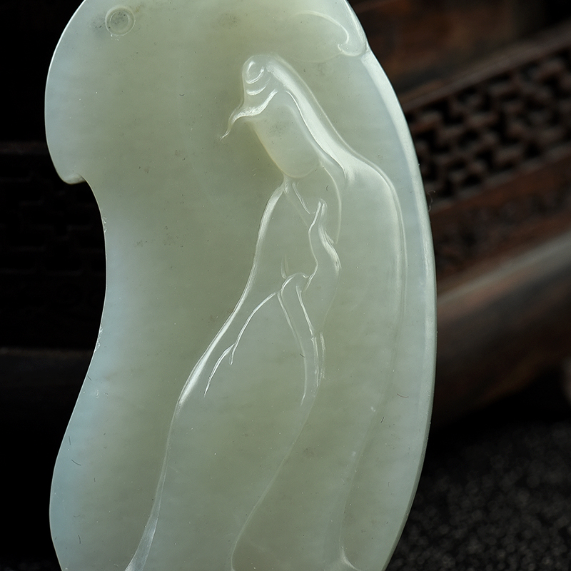 新疆和田玉吊坠 - 红掌柜