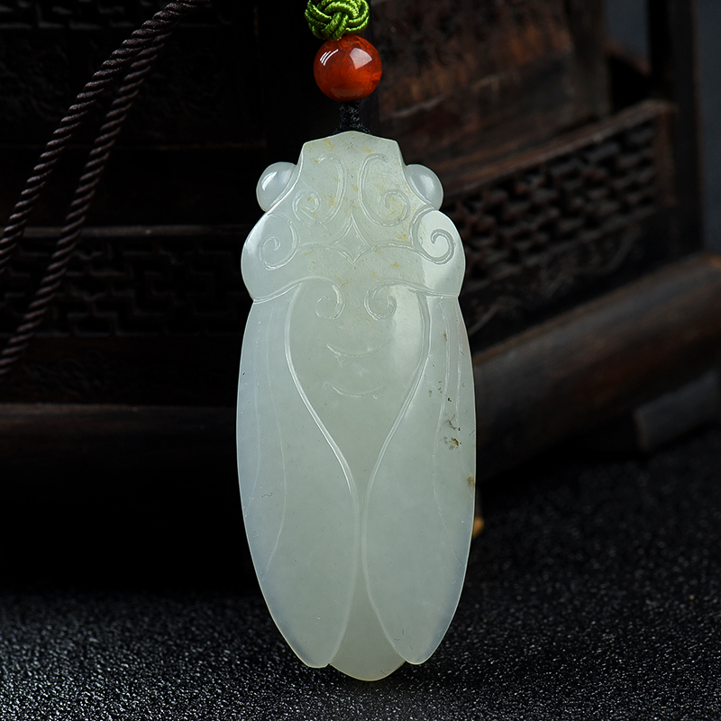 新疆籽料和田玉吊坠-红掌柜