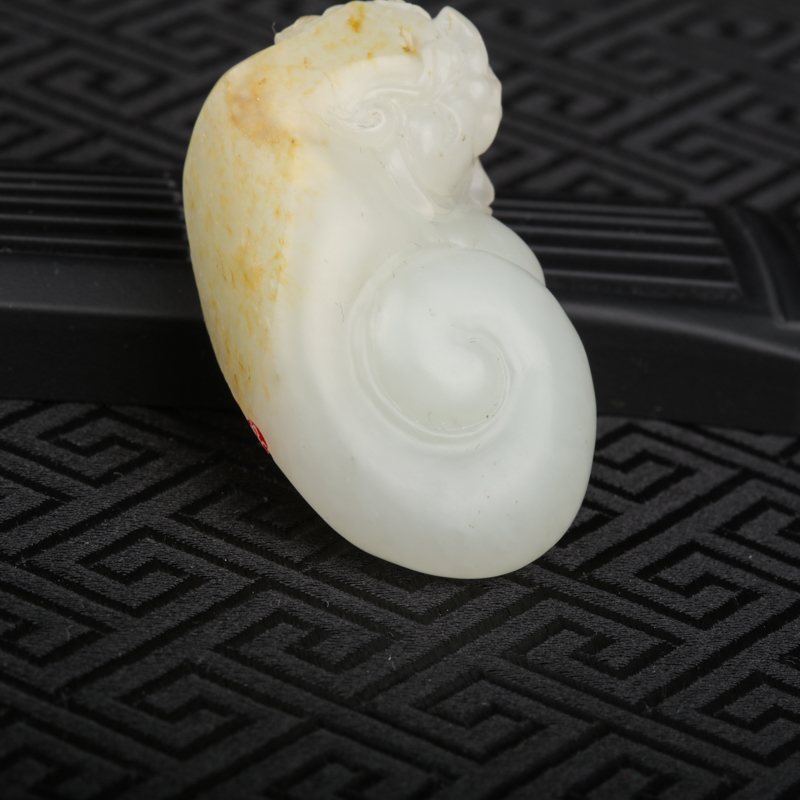 新疆和田玉籽料吊坠-红掌柜