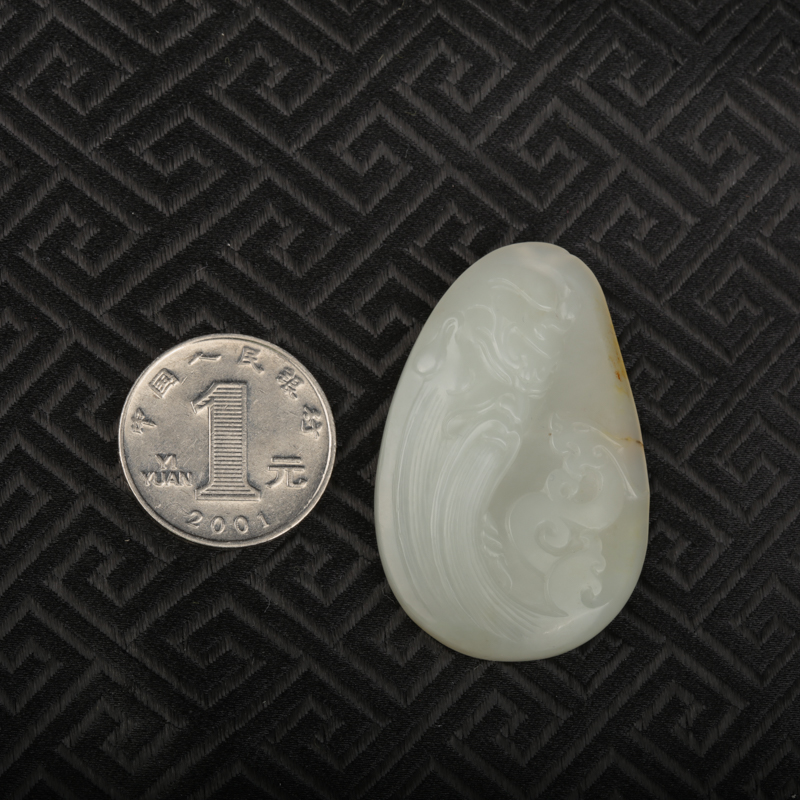 新疆和田白玉籽料吊坠-红掌柜